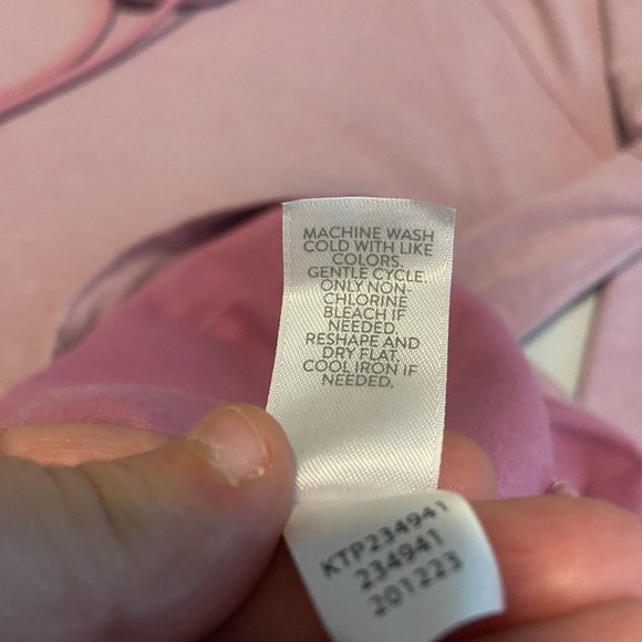 J Jill Fit Women L Cowl Neck Mini Dress Pink Long Sleeve Side Zip Stretch Active - Picture 6 of 9